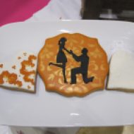 Romantic silhouette biscuit