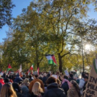 London Palestine protest