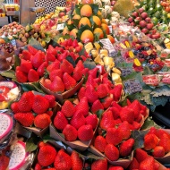 Fresh fruit, huge strawberries